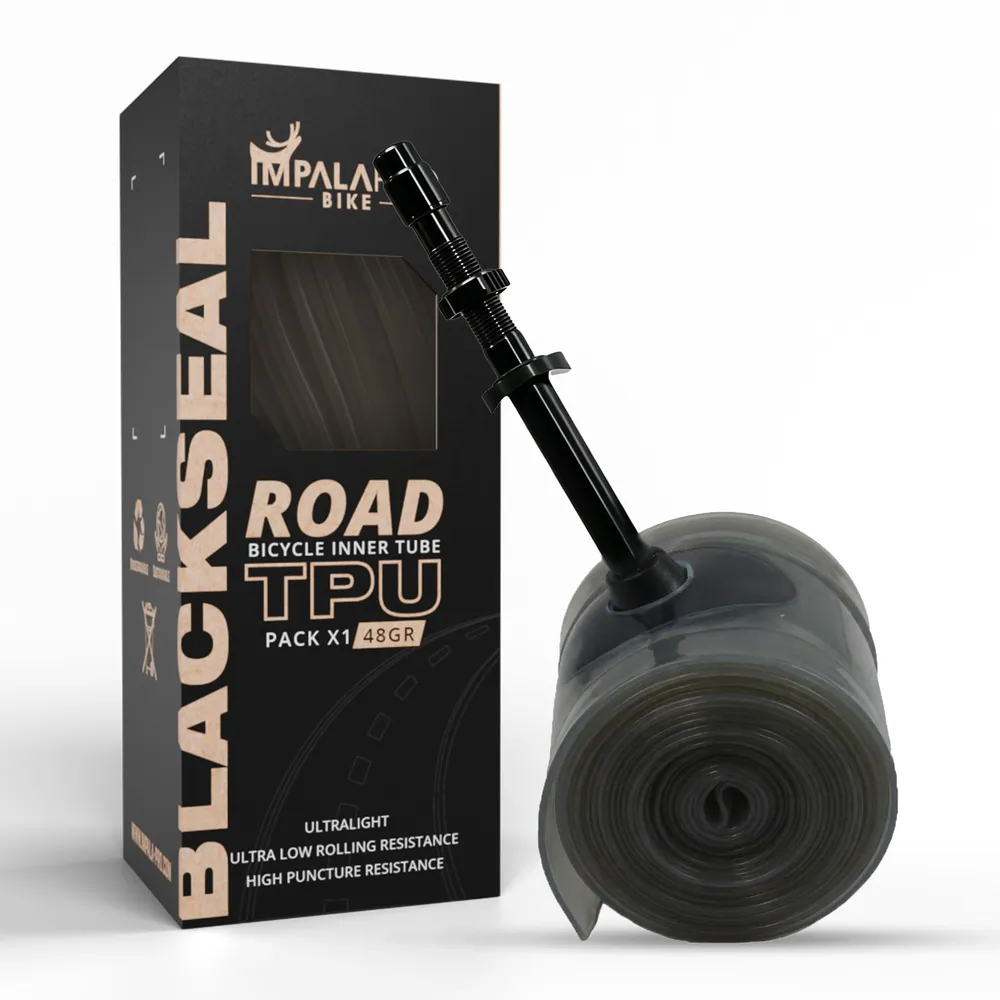 Black Seal – Cámara Bicicleta Carretera TPU 700x18-32C · 1 ud · válvula 45 mm