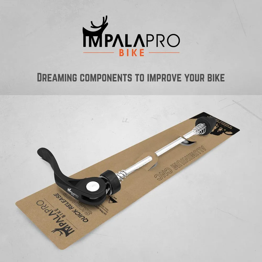 Cierre Rápido para Bicicletas Aluminio · Delantero 100 mm · Embalaje