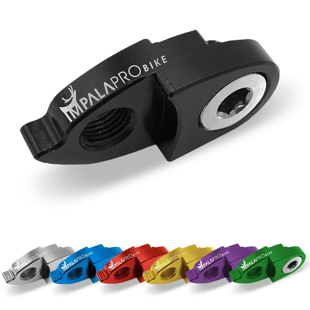 Extensor de Patilla de Cambio de Aluminio CNC 7075 · Negro