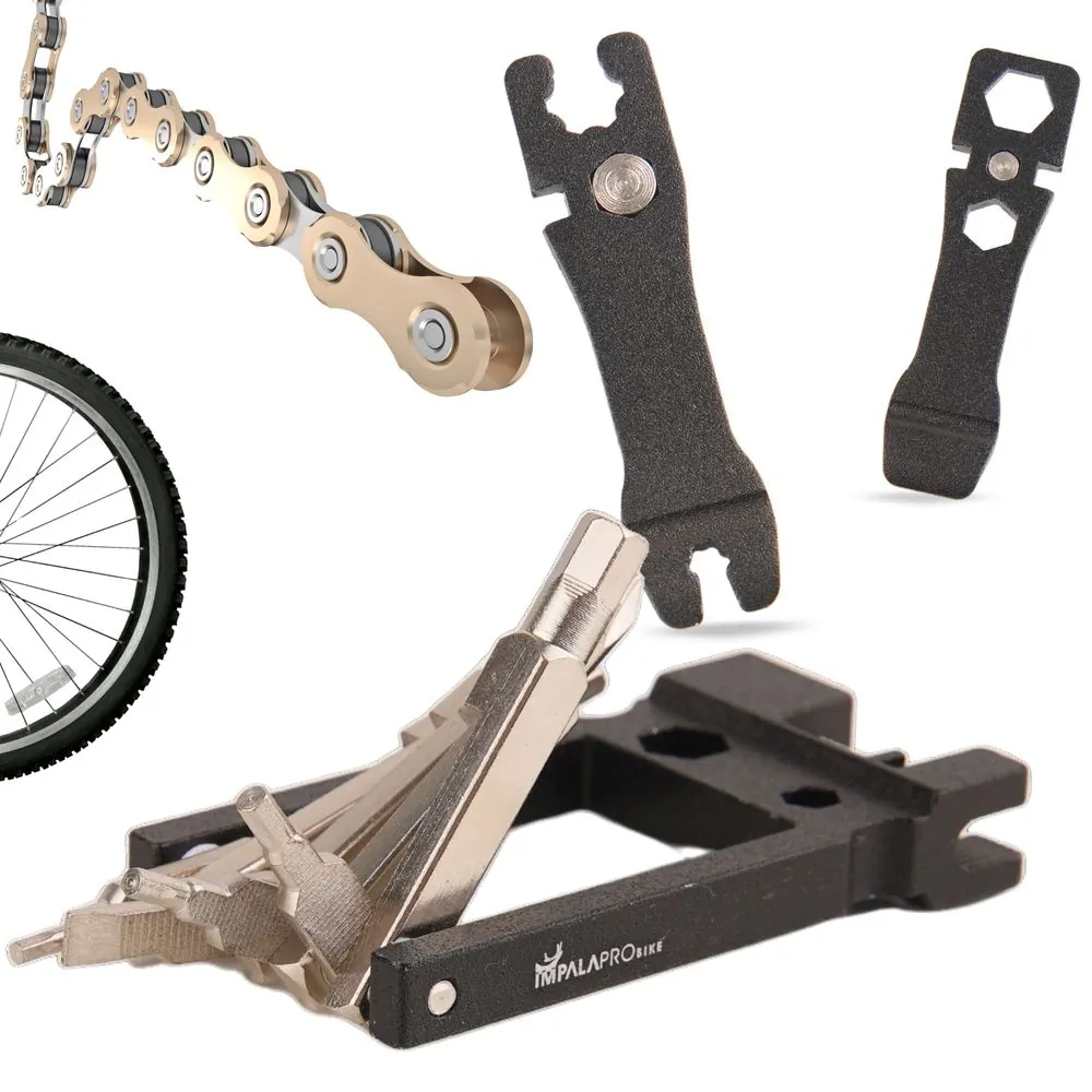 Multiherramienta Bicicleta 20 en 1 con Tronchacadenas · Negro · Tronchacadenas